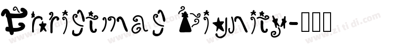 Christmas Dignity字体转换